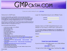 Tablet Screenshot of gmpcash.com